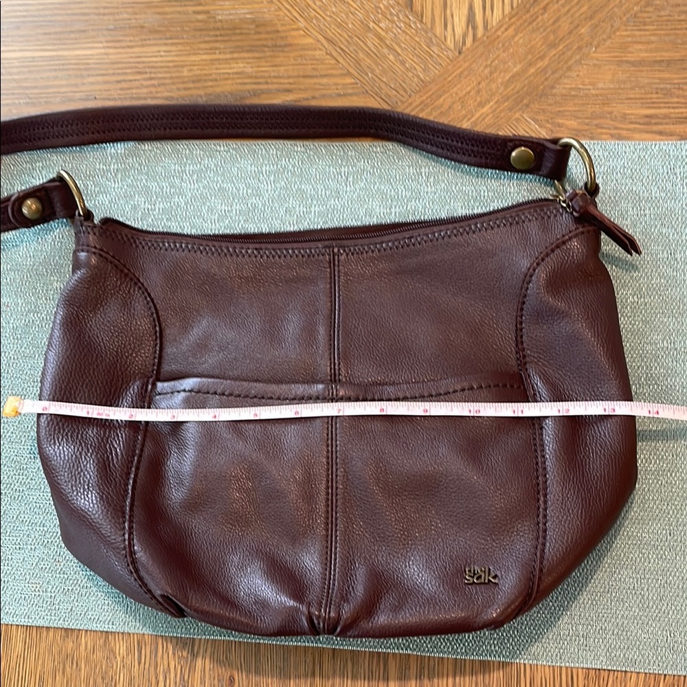 The Sak Brown Leather Shoulder Bag - Picture 7 of 10